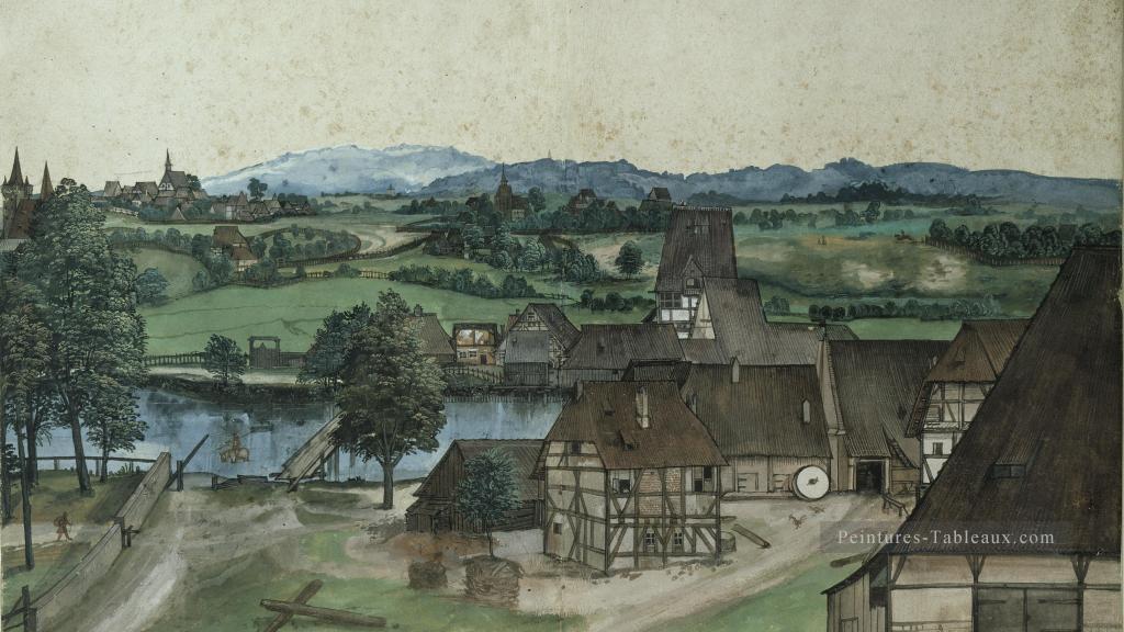 Moulin à eau de fil à eau Albrecht Dürer Peintures à l'huile